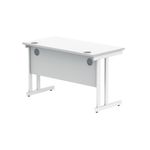 Polaris Rect Cant Desk 1200Mm Awht