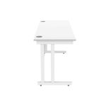 Polaris Rect Cant Desk 1600Mm Awht