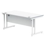 Polaris Rect Cant Desk 1600Mm Awht