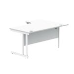 Polaris Lh Rdl Cant Desk 1600Mm Awht