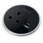 Nexus In Desk Power Module Black