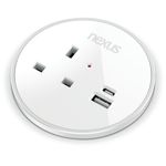Nexus In Desk Power Module White