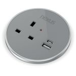 Nexus In Desk Power Module Grey