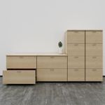 Jemini 3 Drw Filing Cab Grey Oak