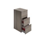 Jemini 3 Drw Filing Cab Grey Oak