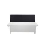 Jemini Strt Mtd Desk Scrn Blk/Wht