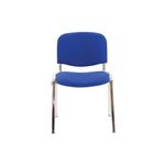 Jemini Mpps Stacking Chair Chm/Blue
