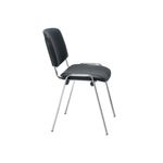 Jemini Mpps Stacking Chair Chm/Blk