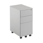 First 3 Drw Under Desk Pedestal Slv