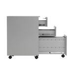 First 3 Drw Under Desk Pedestal Slv