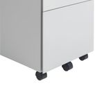 First 3 Drw Under Desk Pedestal Wht