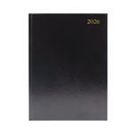 Desk Diary Dpp Appt A4 Black 2026