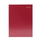 Desk Diary Dpp Appt A5 Burgundy 2026
