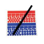 Q-Connect Blu/Rd/Org/Ylw Planner Kit