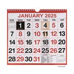 Wirebound Mtv Calendar 249X231 2025