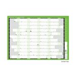 Q-Connect Year Planner Mounted 2025