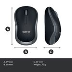 Logitech M185 Wireless Optical Mouse