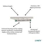 Linex Rolling Ruler 300Mm