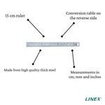 Linex Steel Ruler 150Mm