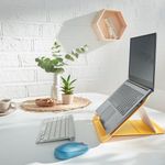 Leitz Ergo Adj Laptop Stand Warm Ylw