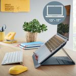 Leitz Adj Laptop Stand Velvet Grey