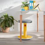 Leitz Ergo Cosy Sit/Stand Stool Ylw