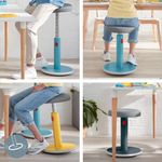 Leitz Ergo Cosy Sit/Stand Stool Ylw