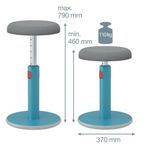 Leitz Ergo Cosy Sit/Stand Stool Blu