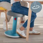 Leitz Ergo Cosy Sit/Stand Stool Blu