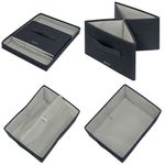 Leitz Fabric Box W/Lid Twnpk Med Gry