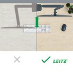 Leitz Ergo Single Monitor Arm Dgrey