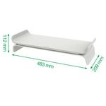 Leitz Ergo Monitor Stand Light Grey