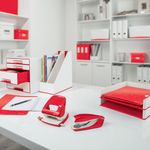Leitz Wow Letter Tray Duo Col Wht/Rd