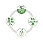 Leitz Recycle Nexxt Stapler 25Sh Red