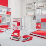 Leitz Wow Tape Disp Duo Col Wht/Rd