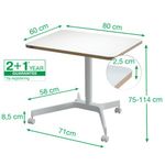 Leitz Ergo Sit/Stand Desk Small