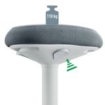 Leitz Ergo Active Sit Stool Lt Grey