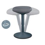 Leitz Ergo Active Sit Stool Dk Grey