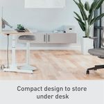 Leitz Ergo Active Stand Stool Lt Gry