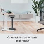 Leitz Ergo Active Stand Stool Dk Gry