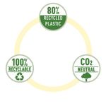 Leitz Recycle Doc Wallet A4 Red Pk10