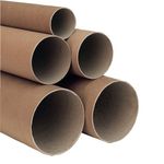 Postal Tube 330X50Mm Brn Kraft Pk25