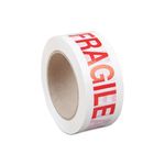 Vinyl Tape Fragile Whte/Red 50Mmx66M
