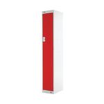 Single Compartment Locker 300 Red