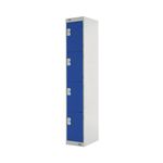Four Compartment Locker 300 Blue
