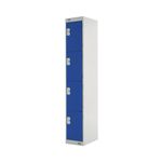 Four Compartment Locker 300 Blue