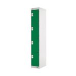 Four Compartment Locker 300 Green