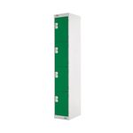 Four Compartment Locker 300 Green