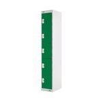 Five Compartment Locker 300 Green