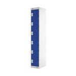 Six Compartment Locker 300 Blue
